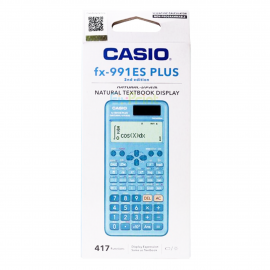 Kalkulator Casio fx-991ES PLUS-2 Blue, Calculator Scientific Kalkulator Ilmiah Standar fx-991ES PLUS-2BU Original